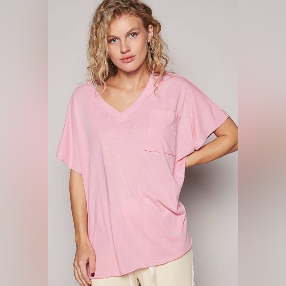 NWT POL Cloud Pink Vintage Tee